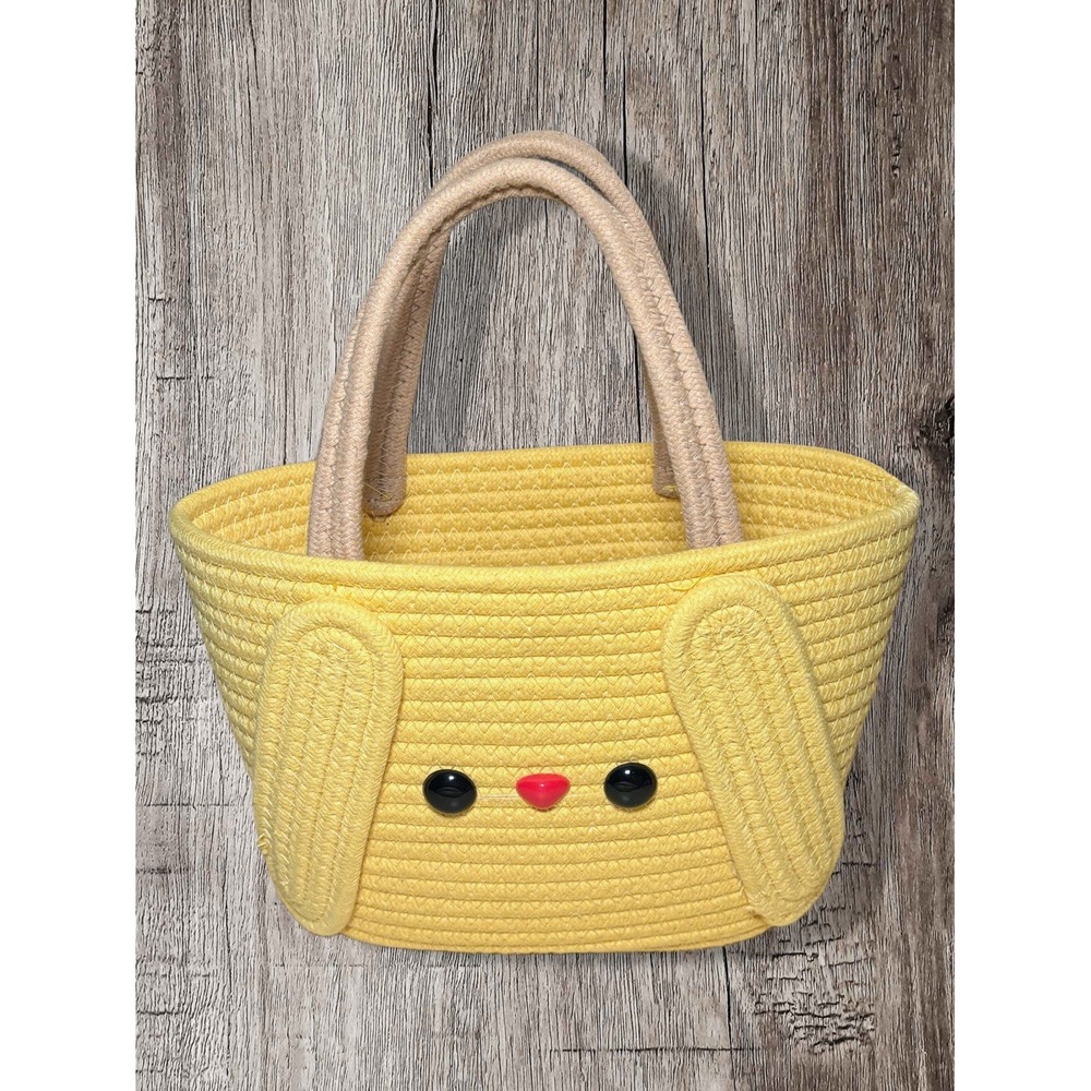 Women Hand Bag Summer Bucket Bamboo Tote Beach Bags for Women